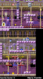 Thumbnail for a map of Spooky House 4-5 for the GBA game Mario Vs. Donkey Kong.