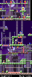 Thumbnail for a map of Twilight City 6-3 for the GBA game Mario Vs. Donkey Kong.