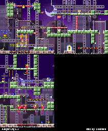 Thumbnail for a map of Twilight City 6-4 for the GBA game Mario Vs. Donkey Kong.