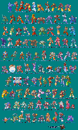 Thumbnail for a map of Data Base for the GBA game Mega Man & Bass.