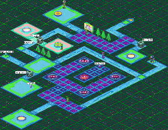Thumbnail for a map of Densan Internet System Sector 1 for the GBA game Mega Man: Battle Network 2.
