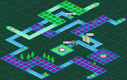Thumbnail for a map of Densan Internet System Sector 2 for the GBA game Mega Man: Battle Network 2.