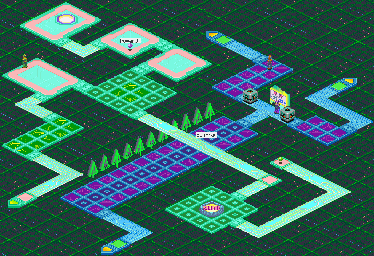 Thumbnail for a map of Densan Internet System Sector 3 for the GBA game Mega Man: Battle Network 2.
