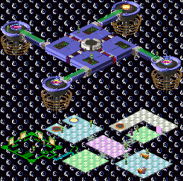 Thumbnail for a map of Densan Internet System Square for the GBA game Mega Man: Battle Network 2.