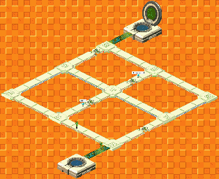 Thumbnail for a map of Detonator System Section 1 for the GBA game Mega Man: Battle Network 2.