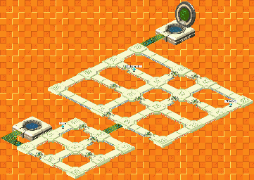 Thumbnail for a map of Detonator System Section 2 for the GBA game Mega Man: Battle Network 2.