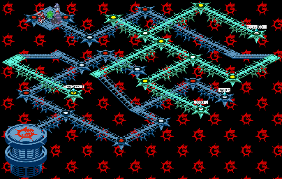 Thumbnail for a map of Gospel Server System for the GBA game Mega Man: Battle Network 2.