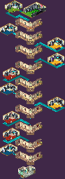 Thumbnail for a map of Kotobuki Condo for the GBA game Mega Man: Battle Network 2.