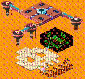 Thumbnail for a map of Kotobuki Internet System Square for the GBA game Mega Man: Battle Network 2.