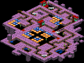 Thumbnail for a map of Mother Computer System Section 3 for the GBA game Mega Man: Battle Network 2.