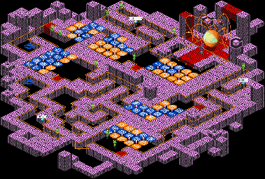 Thumbnail for a map of Mother Computer System Section 5 for the GBA game Mega Man: Battle Network 2.