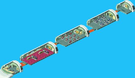 Thumbnail for a map of NAL Airplane for the GBA game Mega Man: Battle Network 2.
