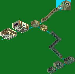 Thumbnail for a map of Netopia Castle for the GBA game Mega Man: Battle Network 2.