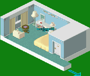 Thumbnail for a map of Netopia Hotel Room for the GBA game Mega Man: Battle Network 2.