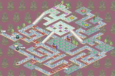 Thumbnail for a map of Netopia Internet System Sector 2 for the GBA game Mega Man: Battle Network 2.
