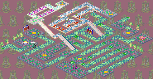 Thumbnail for a map of Netopia Internet System Sector 3 for the GBA game Mega Man: Battle Network 2.