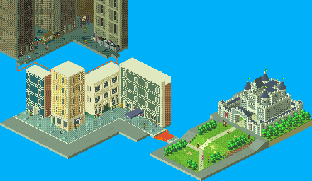 Thumbnail for a map of Netopia Town for the GBA game Mega Man: Battle Network 2.