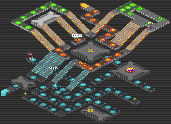 Thumbnail for a map of Undernet System Sector 2 for the GBA game Mega Man: Battle Network 2.
