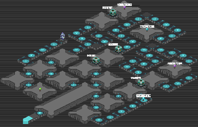 Thumbnail for a map of Undernet System Sector 7 for the GBA game Mega Man: Battle Network 2.