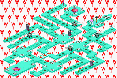 Thumbnail for a map of WWW Internet System Sector 1 for the GBA game Mega Man: Battle Network 2.