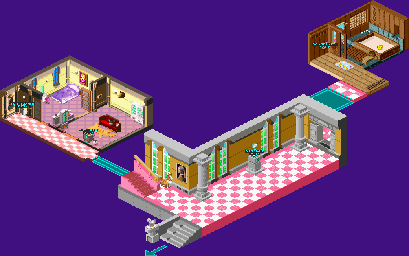 Thumbnail for a map of Yai's Residence for the GBA game Mega Man: Battle Network 2.