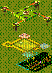 Thumbnail for a map of Yumland Internet System Square for the GBA game Mega Man: Battle Network 2.