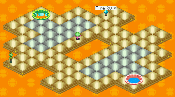 Thumbnail for a map of Spring Computer System for the GBA game Mega Man: Battle Network 3 - Blue / White.