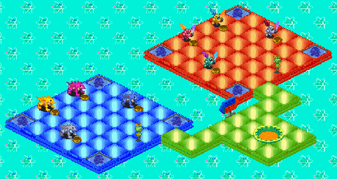 Thumbnail for a map of Virus Breeder Computer System Section 4 for the GBA game Mega Man: Battle Network 3 - Blue / White.