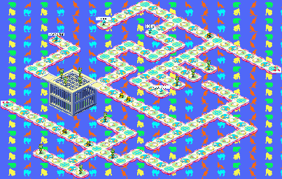 Thumbnail for a map of Zoo Computer Network System Section 3 for the GBA game Mega Man: Battle Network 3 - Blue / White.