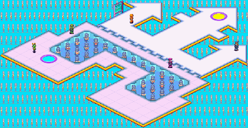 Thumbnail for a map of Castillo Computer System for the GBA game Mega Man: Battle Network 4 - Blue Moon / Red Sun.