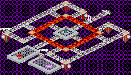 Thumbnail for a map of Elec Tower Network System Section 1 for the GBA game Mega Man: Battle Network 4 - Blue Moon / Red Sun.