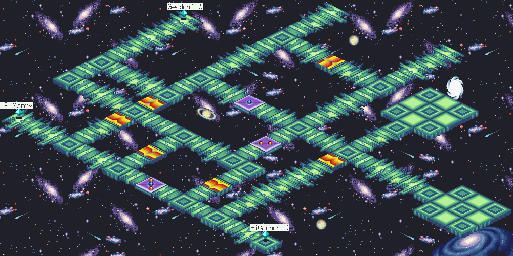 Thumbnail for a map of Meteor Computer Network System Section 1 for the GBA game Mega Man: Battle Network 4 - Blue Moon / Red Sun.