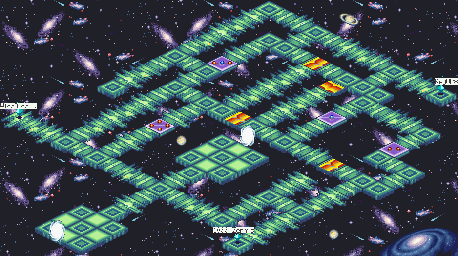 Thumbnail for a map of Meteor Computer Network System Section 2 for the GBA game Mega Man: Battle Network 4 - Blue Moon / Red Sun.