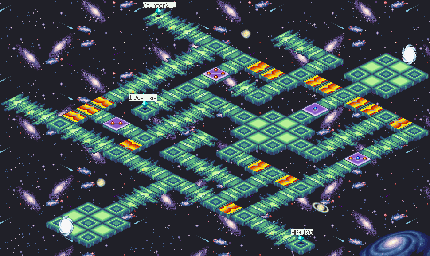 Thumbnail for a map of Meteor Computer Network System Section 3 for the GBA game Mega Man: Battle Network 4 - Blue Moon / Red Sun.