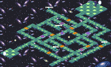 Thumbnail for a map of Meteor Computer Network System Section 4 for the GBA game Mega Man: Battle Network 4 - Blue Moon / Red Sun.