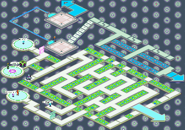 Thumbnail for a map of Sharo Internet System for the GBA game Mega Man: Battle Network 4 - Blue Moon / Red Sun.