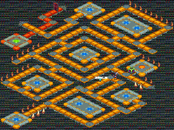 Thumbnail for a map of Undernet System Sector 3 for the GBA game Mega Man: Battle Network 4 - Blue Moon / Red Sun.