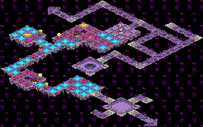 Thumbnail for a map of ACDC Internet System Sector 3 (Liberation Mission) for the GBA game Mega Man: Battle Network 5: Team Colonel / Protoman.