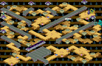 Thumbnail for a map of Drill Computer Network System Section 4 for the GBA game Mega Man: Battle Network 5: Team Colonel / Protoman.