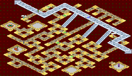 Thumbnail for a map of End Internet System Sector 1 for the GBA game Mega Man: Battle Network 5: Team Colonel / Protoman.