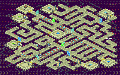 Thumbnail for a map of Factory Network System Section 3 for the GBA game Mega Man: Battle Network 5: Team Colonel / Protoman.