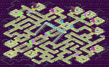 Thumbnail for a map of Factory Network System Section 4 for the GBA game Mega Man: Battle Network 5: Team Colonel / Protoman.