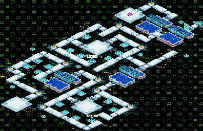 Thumbnail for a map of Mainframe Network System Section 1 for the GBA game Mega Man: Battle Network 5: Team Colonel / Protoman.