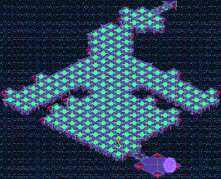 Thumbnail for a map of Nebula Internet System Sector 1 (Restored) for the GBA game Mega Man: Battle Network 5: Team Colonel / Protoman.
