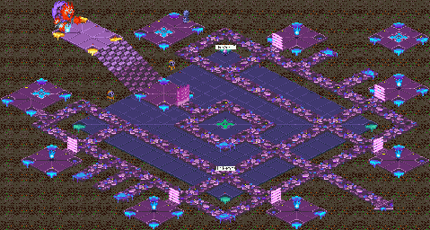 Thumbnail for a map of Nebula Internet System Sector 6 for the GBA game Mega Man: Battle Network 5: Team Colonel / Protoman.
