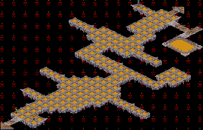 Thumbnail for a map of Oran Internet System Sector 3 (Restored) for the GBA game Mega Man: Battle Network 5: Team Colonel / Protoman.
