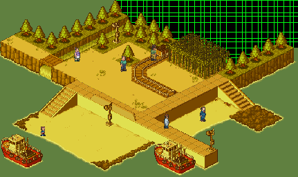 Thumbnail for a map of Oran Isle Data System for the GBA game Mega Man: Battle Network 5: Team Colonel / Protoman.