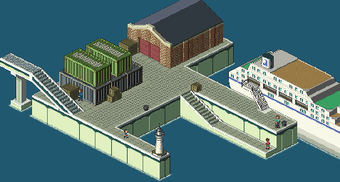 Thumbnail for a map of SciLab Dock for the GBA game Mega Man: Battle Network 5: Team Colonel / Protoman.