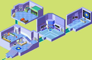 Thumbnail for a map of SciLab Facilities for the GBA game Mega Man: Battle Network 5: Team Colonel / Protoman.