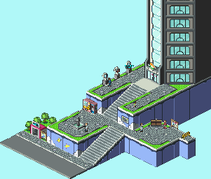 Thumbnail for a map of SciLab Front Entrance for the GBA game Mega Man: Battle Network 5: Team Colonel / Protoman.